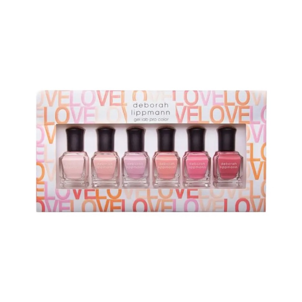 DEBORAH LIPPMANN ‘Make Me Blush’ 6 Piece Gel Nail Polish Set - .27 fl oz NIB
